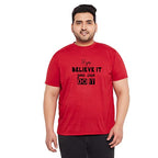 Bigbanana MenS Ragular Fit Round Neck (Anota,Red,5Xl)