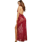 DG Lace Gown & G-String Garnet X-L
