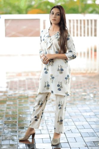 Shienzy Printed Co-Ord Set || Kurta Pant Set For Women (1526-1533)