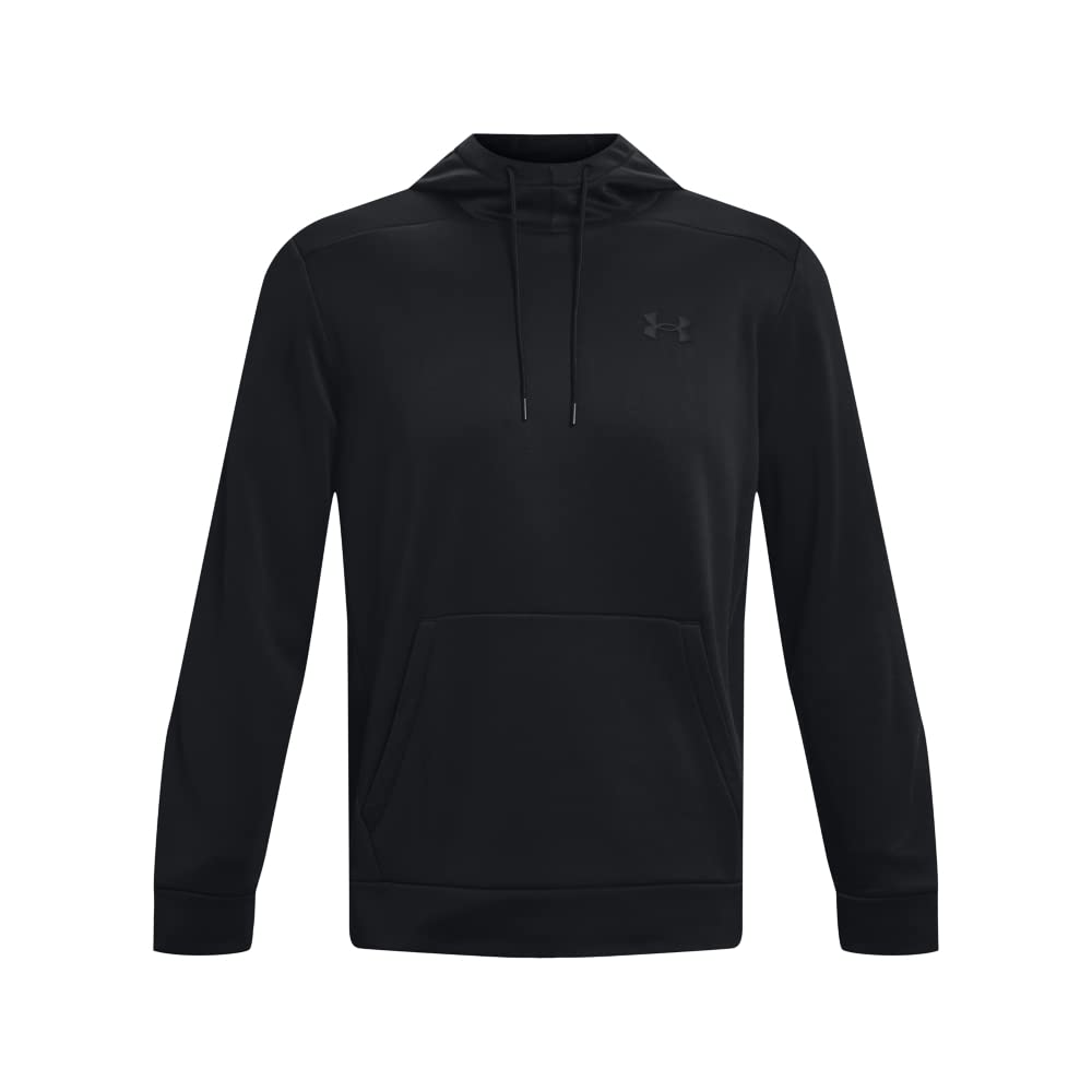 Under Armour Men's ArmourFleece Hoodie, (001) Black / / Black, XX-Large