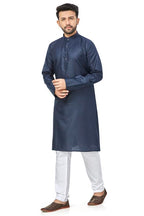 Be Active MenS Solid Navy Blue Kurta Set || Men Kurta Pajama || Men Kurta Pajama Set || Kurta Pajama For Men (N-Rfsk0001 12 Set