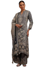 Soch Women Muslin Botanical Print Suit Set with with Beads and Stones