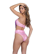 6460 - Metallic Iridescent Bikini Top