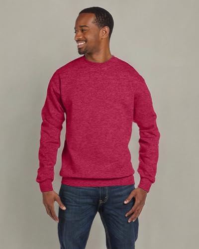 Unisex Ecosmart 5050 crewneck Sweatshirt - cARDINAL - S(D0102H7YTWT)