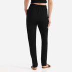BlissClub Groove-in Cotton Joggers, Cotton Joggers, Side Pockets, Stretchy,Slits at Hem