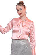 Ketch Women Casual Fit Solid Shirt (Khsh001452_Pink_S)