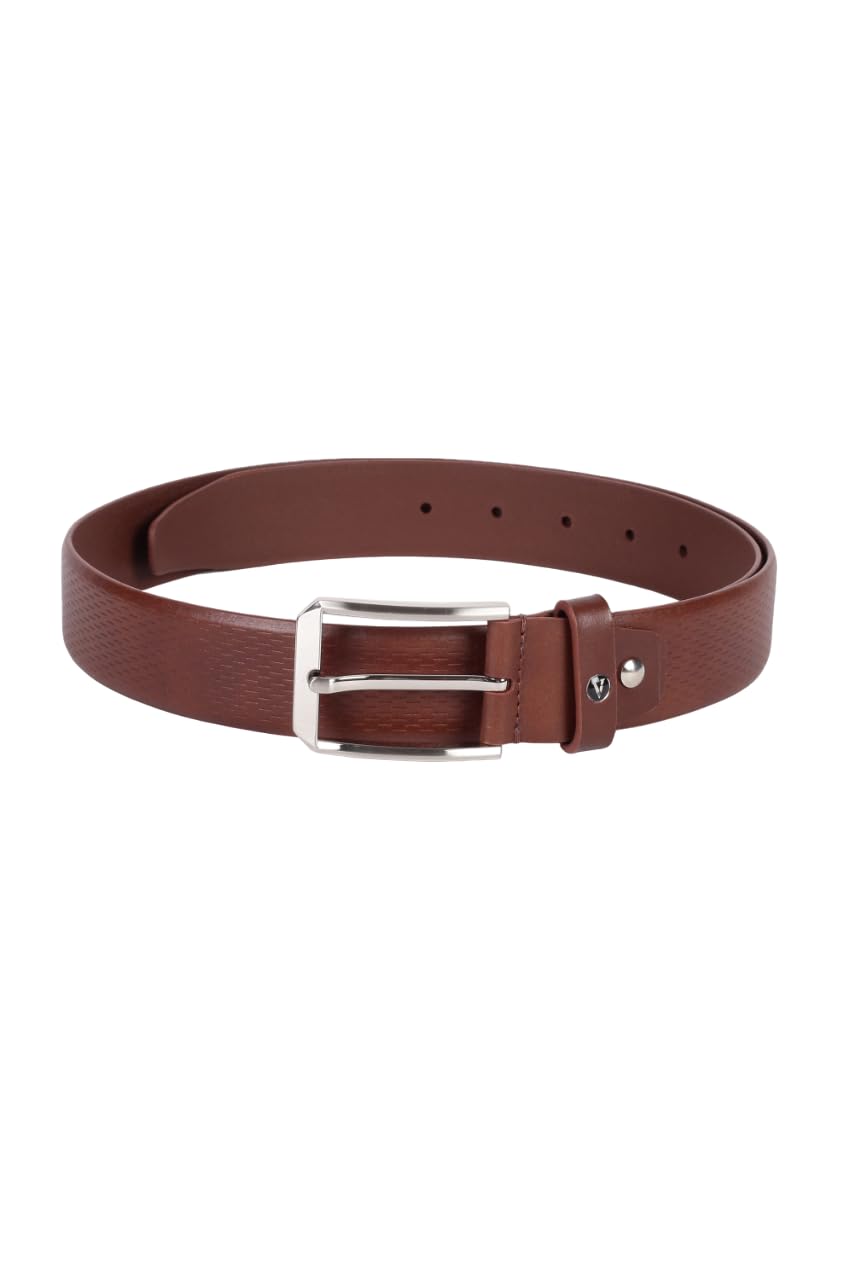 Van Heusen MenS Top Grain Genuine Leather Belt, Brown