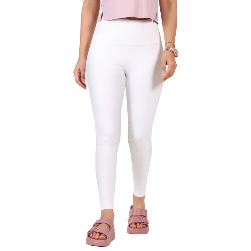 BlissClub The Ultimate Leggings Lite, Ankle Length Tights for Women for Gym, Yoga and Workout with High Waist,Regular Variant