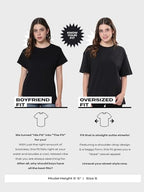 Bewakoof Womens Solid Off-White Round Neck Half Sleeve T-Shirt