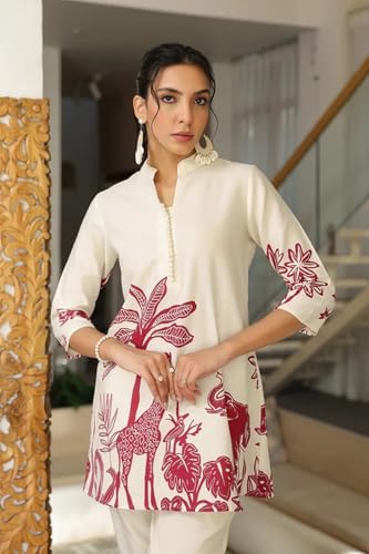 Kalaanj Ethnic Co Ord Set | Casual Wear Pant Top Set | Fancy Co-Ord Set | Full Pair Set | Kurta Sets Kurtis | Kurta Pant Setkals