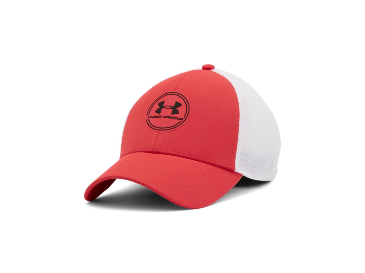 Under Armour Men's Iso-chill Driver Mesh, (814) Red Solstice / / Black, Small/Medium
