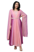 Aurelia WomenS Viscose Fit And Flare Ankle Length Dress (23Fea14096-605836_Purple