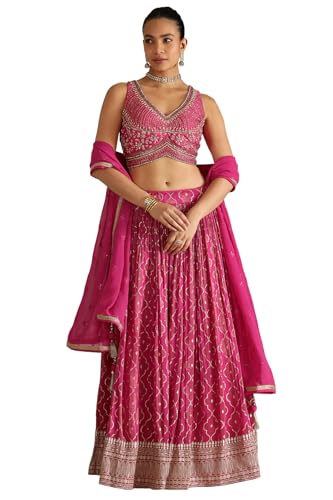 Soch Women Silk Embroidered Ethnic Wear