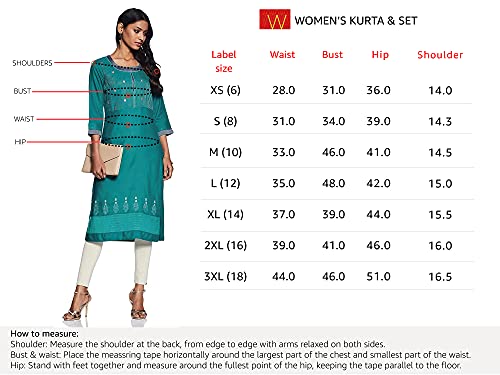 W For Woman Women Jacquard A-Line Kurta