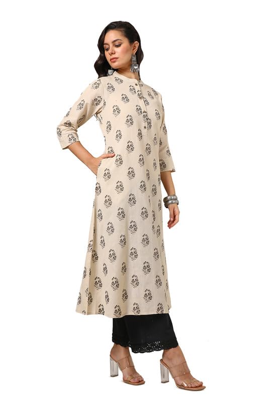 Soch Women Cotton Flex Paisley Print Kurta