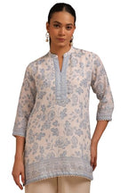 Soch Women Linen Floral Print Blouse