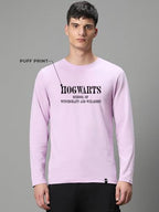 Bewakoof Official Marvel Merchandise Hogwarts Mens Graphic Print Regular Fit Full Sleeve Round Neck Cotton Jersey T-Shirt_65983
