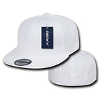 DECKY Retro Fitted Cap, White, 7 1/2