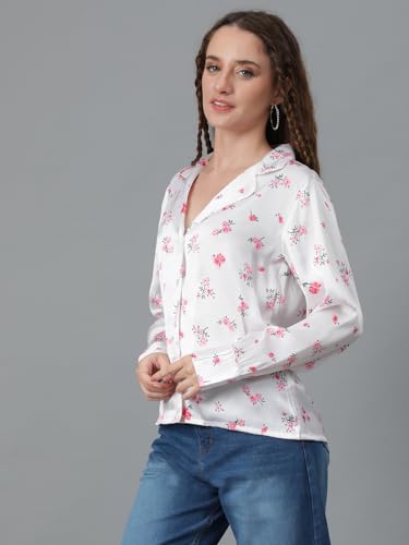 KOTTY Womens Relaxed Fit Printed Casual Shirt