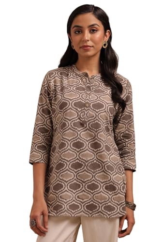 Soch Women Cotton Block Print Tank Top