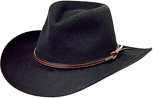 Stetson Mens Bozeman Outdoor Hat, Black, XX-Large