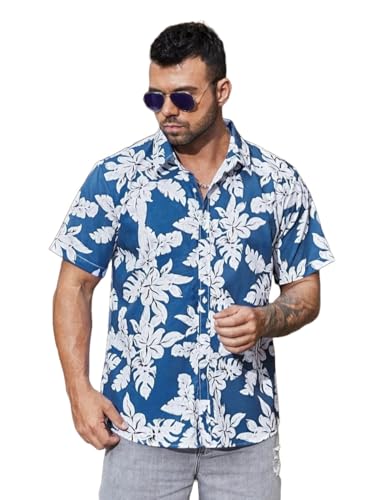 Lookmark MenS Vibrant Printed Half Sleeve Loose Fit Casual Shirt In Cotton Blend  Perfect For Beach Days, Everyday Comfort, And
