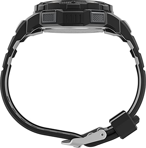 Timex Men's T49977 Expedition Base Shock Black/Red Resin Watch