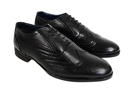 Umaani Men Formal Shoes | Corporate Office Shoes with Comfortable Sole with Cushioning for Daily & Occasion Wear, (Shoes FF880 6