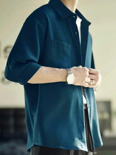 Dhruvi Trendz Mens Polly Cotton MenS Casual Shirt Regular Fit Casual