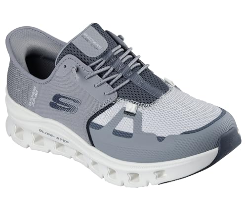 Skechers Men's Glide-Step Pro Hands Free Slip-in Sneaker, Gray/Charcoal, 7 Wide