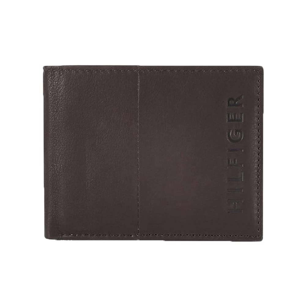 Tommy Hilfiger Leather Gilmore Mens Passcase Wallet Brown (8903496150339), 11.5X2X9.5 11.529.5