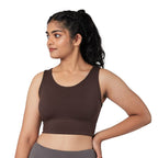 BlissClub WomenThe Ultimate Comfort Sports Bra | Sports Bra for Women | Slip-in Pads | Full Coverage | CloudSoft Fabric