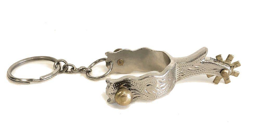 Horse Bit Key Chain Western Novelty Equine Gift Racing Dee Snaffle