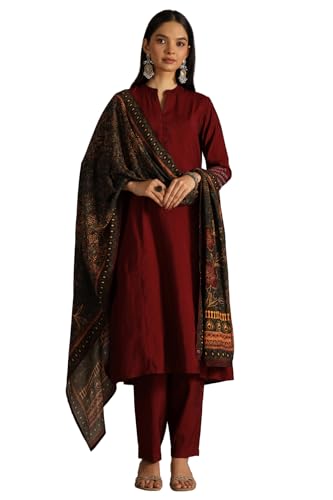 Soch Women Silk Blend Salwar Suit Set (