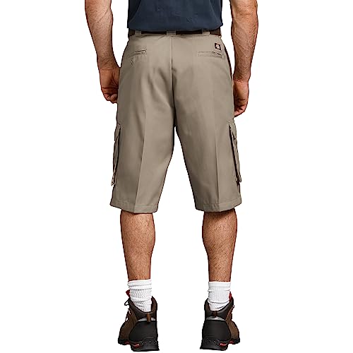 Dickies Men's 13 Inch Loose Fit Twill Cargo Short, Desert Sand, 42