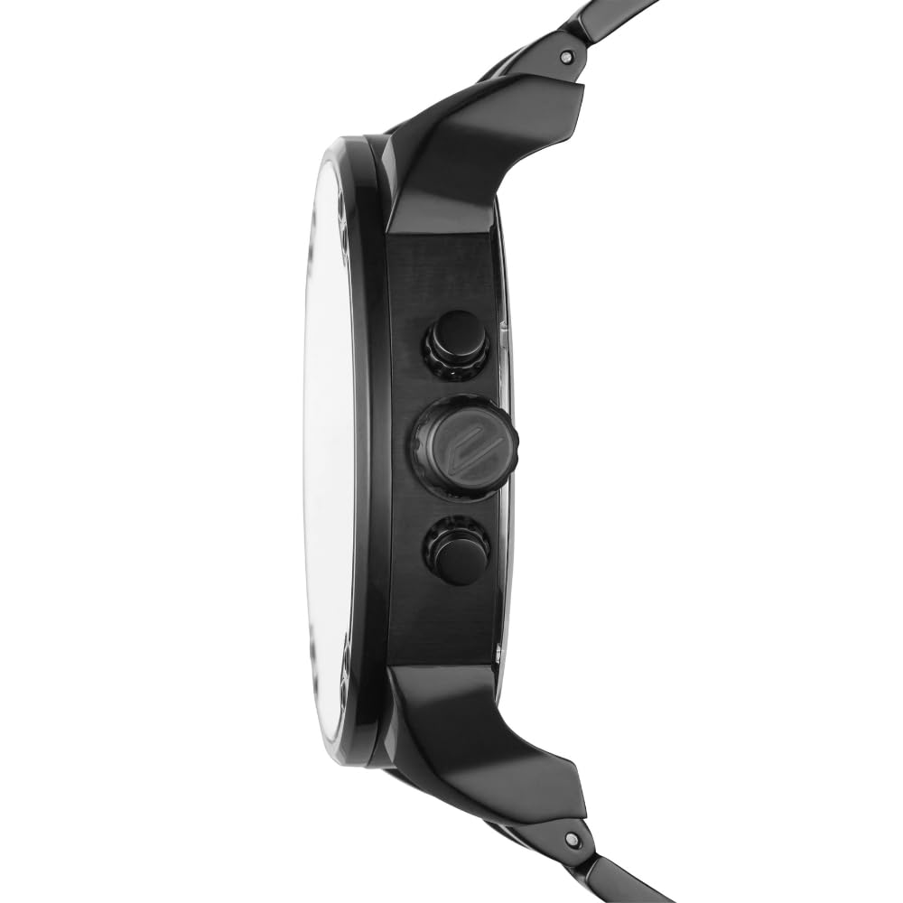 Diesel Mr. Daddy 2.0 Stainless Steel Chronograph Men's Watch, Color: Black Iridescent (Model: DZ7395)