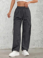 Leriya Fashion WomenS Regular Fit High Rise Trouser | Cargo Style Trousar Track Pants | Hight Waist (Available In Plus Size And