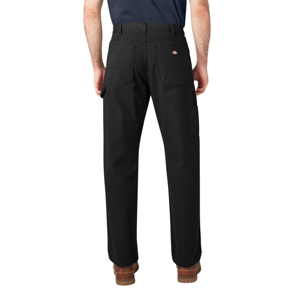 Dickies Relaxed Fit Carpenter Duck Jean Rinsed Black 42 30