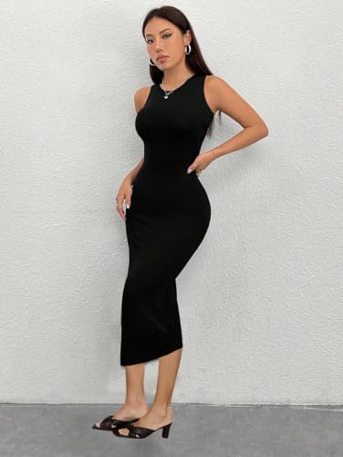 Toochki Dress For Women | Dresses For Women Dress | Bodycon Dress | Black Bodycon Dress | Midi Length Dresses | Lycra Bodycon Dr