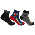 Bonjour Superman Batman Ankle Socks For Men