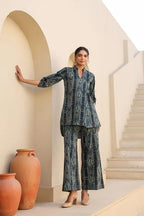 Kalaanj Ethnic Co Ord Set | Casual Wear Pant Top Set | Fancy Co-Ord Set | Full Pair Set | Kurta Sets Kurtis | Kurta Pant Setkals