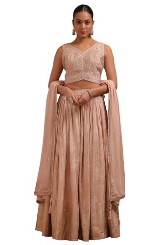 Soch Women Art Silk Embroidered Ethnic Wear
