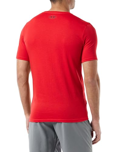 Under Armour Men's UA Sportstyle Left Chest Short Sleeve Shirt LGT Red
