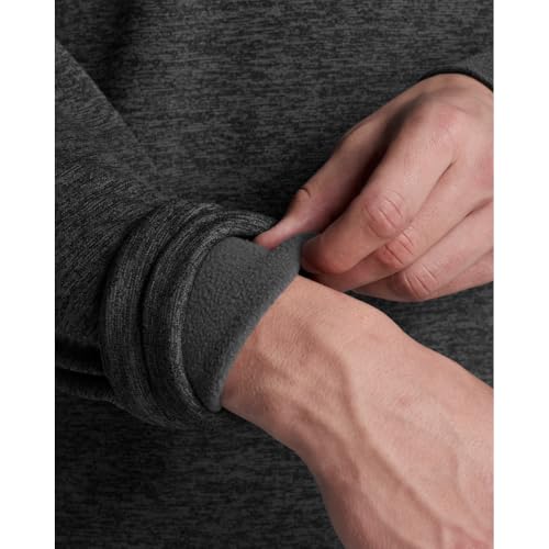 Under Armour Men's Armour Fleece Twist Quarter Zip, (026) Castlerock / / Black, 3X-Large