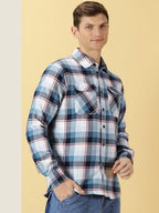 Thomas Scott Mens Regular Fit Shirt (TS1173_Blue