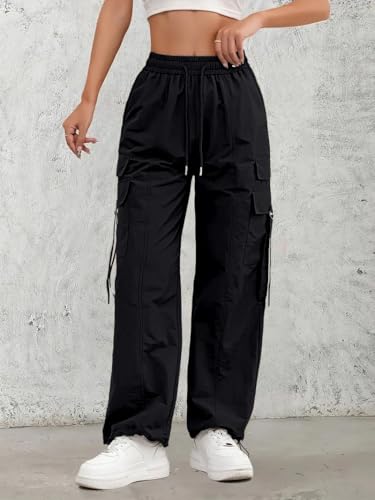 Leriya Fashion WomenS Regular Fit High Rise Trouser | Cargo Style Trousar Track Pants | Hight Waist (Available In Plus Size And