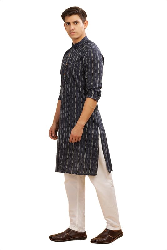 Be Active MenS Traditional Lining Stripe Stripes Design Full Sleeves Kurta || Cotton Kurta For Men || Men Kurta For Wedding || 