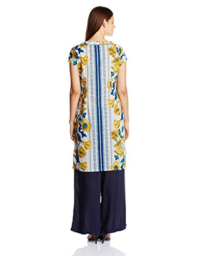 W For Woman Straight Kurta (15Fe14862-56243_Yellow_12)