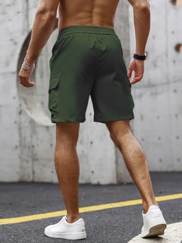 Peppyzone MenS Stylish Latest Cargo Shorts For Men Cotton Casual Shorts For Man