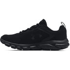 Under Armour Mens Charged Assert 9 Running Shoe, Black (002 Black, 8 US